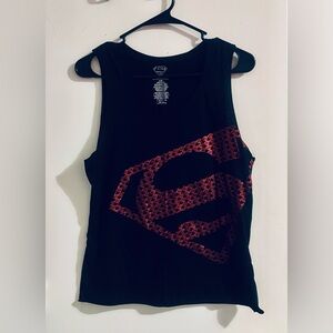 EUC Women’s Superman Sleeveless Top ~ Large